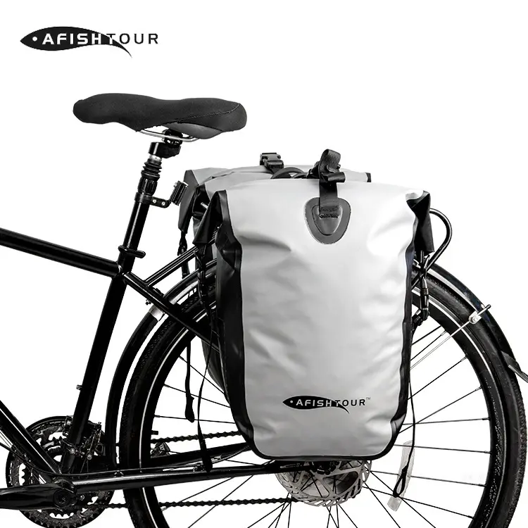 BESTOP Factory Price Waterproof PVC Big Capacity 20L 23L Long Trip Universial Bike Accessories Bicycle Bag Pannier