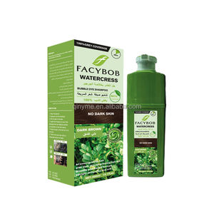 Shampooing de teinture pour cheveux colorés Offre Spéciale soufflé en 5 minutes shampooing professionnel de teinture pour cheveux à bulles de cresson brun foncé - Product Image 1