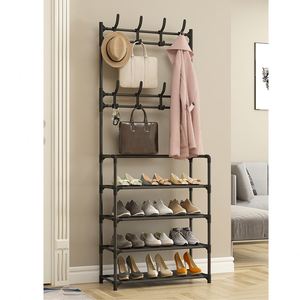 Porte-chapeaux à 4 niveaux, support à chaussures pour bébés et adultes, en fer métallique réglable - Product Image 3