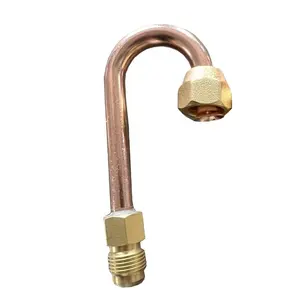brass 1/4" 3/8" 1/2" flare fittings 180 degree swivel connector for refrigeration