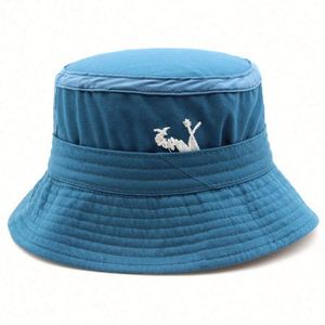 หมวกบักเก็ตของขวัญส่งเสริมการขายยอดนิยม หมวกตกปลาปักโลโก้ตามสั่ง - Product Image 4