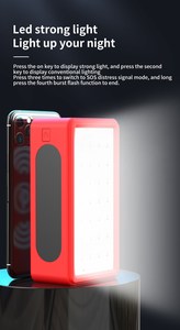 <span class=keywords><strong>Batterie</strong></span> <span class=keywords><strong>Externe</strong></span> Portable <span class=keywords><strong>Solaire</strong></span> sans Fil 50000 mAh avec LED, Power Bank Haute Capacité pour <span class=keywords><strong>iPhone</strong></span> Android - Product Image 4