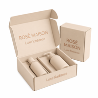 Cajas de Embalaje para Ropa Ecológicas Personalizadas con Laminado Mate, Forro de Esponja, Logotipo Personalizado Impreso, Cajas de Envío