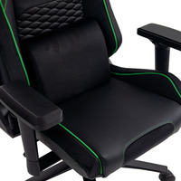 Chaise de jeu professionnelle avec coussin magnétique breveté, chaise d'ordinateur avec accessoires personnalisables, chaise de PC avec accoudoirs en métal