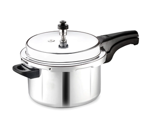 Casserole à pression en aluminium haute performance et robuste de 5 litres avec base compatible induction, revêtement antiadhésif extérieur - Product Image 5