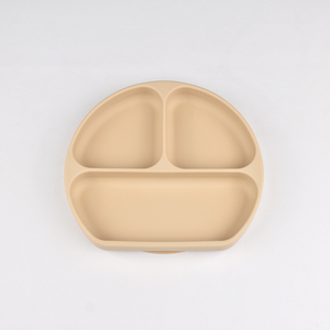 Best Selling Silicone Baby Feeding Plate Portion Control Strong Suction Bottom Flexible Food Grade Durable Non <b>Slip</b> Dish - Product Image 2
