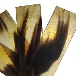 Plaques vierges en corne de buffle polie, artisanales et de haute qualité, pour montures de lunettes, manches de couteau, artisanat et applications artistiques résistantes à l'eau - Product Image 1