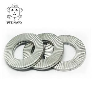 M3-M30 in acciaio inox doppia piega autobloccante blocco cuneo lavapiatti DIN25201 - Product Image 1