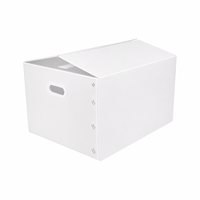 Conteneurs d'emballage en carton ondulé creux en PP jetables, feuilles ondulées, boîte de rangement domestique, découpe sur mesure