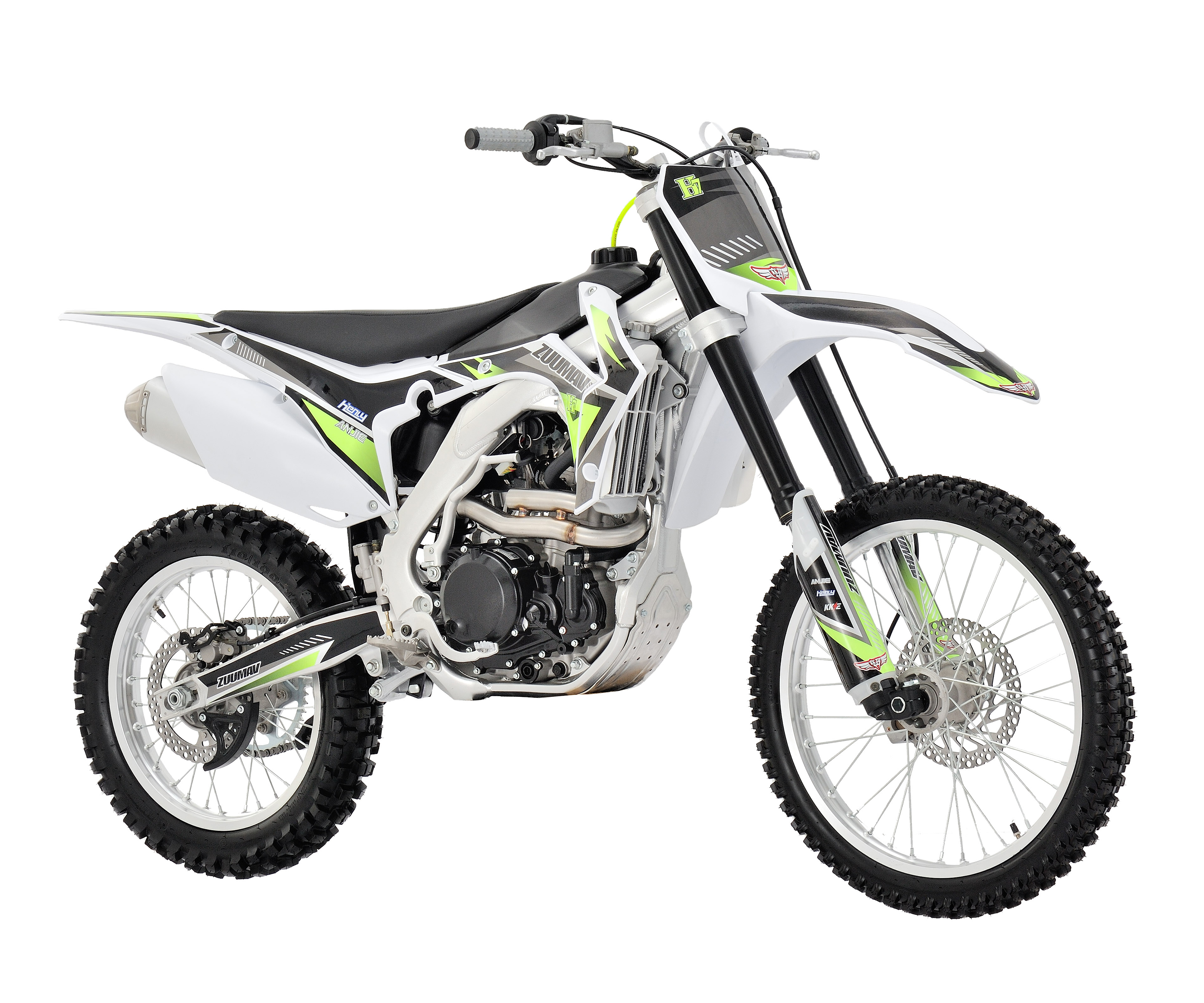 Vente directe en usine, cadre en Aluminium Zuumav Moto Cross 250cc haute qualité NC250 Pitbike