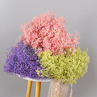 Fleurs séchées naturelles, gypsophile fraîche, bouquets de fleurs séchées, souffle de bébé, cadeau pour la décoration de mariage, décoration de la maison