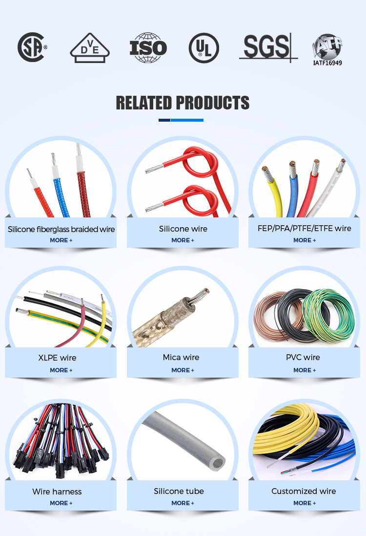Tinned Copper PFA Insulated Wires Harness PVC UL 1859