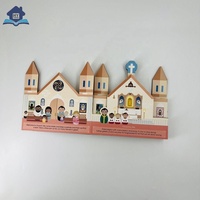 Nouveau Design Die Cut Board Book Printing Service Bible pour enfants avec des éléments bibliques Reliure parfaite Couverture rigide en carton