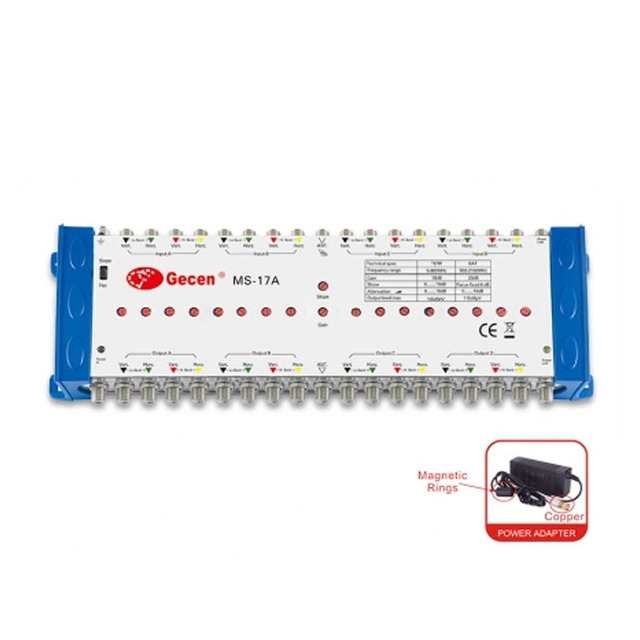Cascadable Amplifier MS-17A/Cascade Multiswitch/Satellite Multiswitch