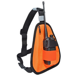 Pack de poitrine <span class=keywords><strong>radio</strong></span> universel, support en nylon pour talkie-walkie, pochette étui avant pour <span class=keywords><strong>radio</strong></span> bidirectionnelle <span class=keywords><strong>Kenwood</strong></span> Midland (orange) - Product Image 6