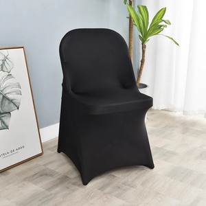 Housse de <span class=keywords><strong>chaise</strong></span> de salle à manger moderne en Spandex/Polyester blanc simple <span class=keywords><strong>Protection</strong></span> universelle de tabouret de siège Home Hotel Special One-Piece Chair - Product Image 4