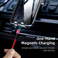 Accesorios para Teléfono, Cable Magnético 3 en 1 Compatible con Micro USB/Tipo-C/i-Product, Cable USB Magnético de Carga para Teléfono de 3.3 pies y 6.6 pies