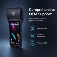 6,26-дюймовый портативный POS-терминал на Android 14 с Bluetooth, 4 ГБ ОЗУ, 32 ГБ SSD, ремешком на запястье, 80-мм принтером, низкий MOQ