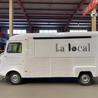 Remolque de Comida Comercial Personalizado de Múltiples Ejes con Estación para Sándwiches Calientes, Área de Barra de Café para Exhibición de Autos