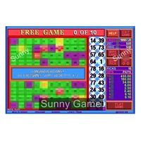 Carte de jeu Texas Keno 80% POG Pot of Gold à 80% de taux de gain, jeu de compétences à écran unique PCB (MOQ 1 pièce) Prix usine pour machine de divertissement