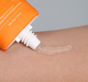 Gel Exfoliant <span class=keywords><strong>Purifiant</strong></span> Vegan à l'Orange et Vitamine C – Nettoyant Profond des Pores, Gommage Visage et Corps Éclaircissant Contre les Points Noirs - Product Image 3