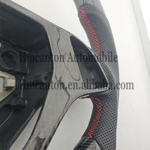 Volante Deportivo de Fibra de Carbono y Cuero Perforado para Chevrolet Camaro, Producto Popular - Product Image 3