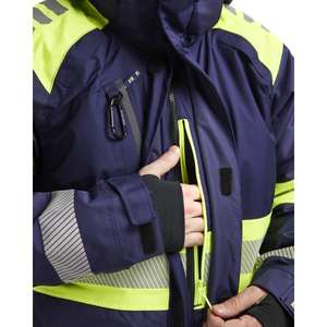 BLAKLADER-Chaqueta de invierno de alta visibilidad de 448019778933M Azul marino/Amarillo-EAN 7330509855676 ROPA DE TRABAJO DE LA HI-VIS - Product Image 4