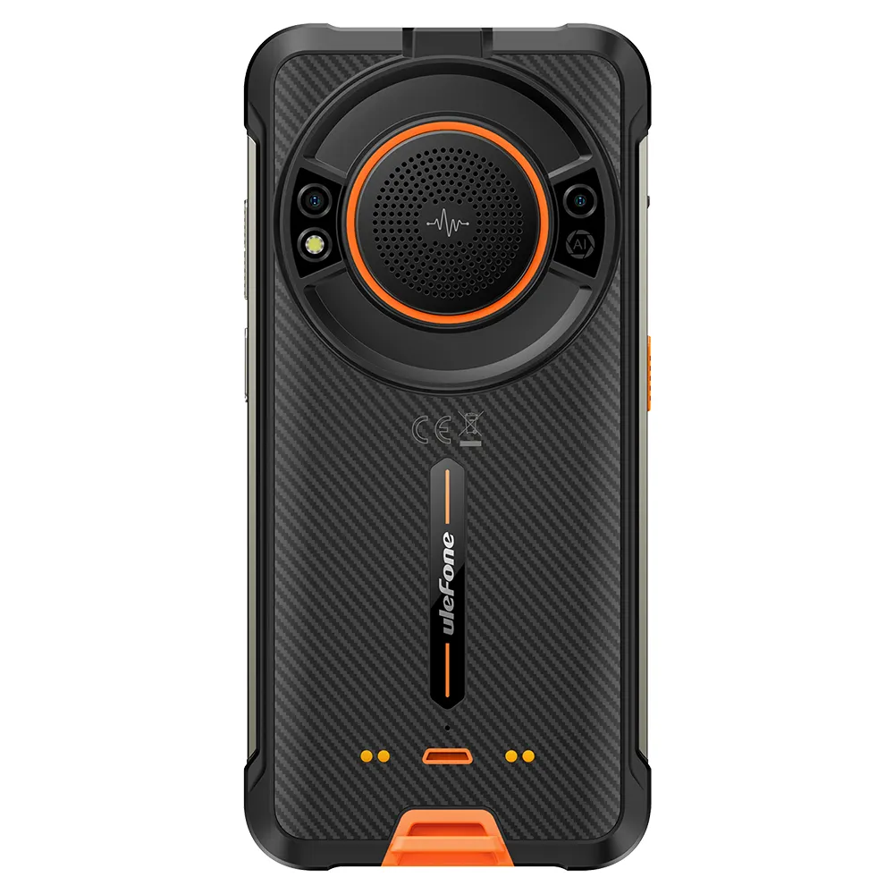 Ulefone Power Armor 16 Pro Rugged Smartphone 4+64GB Face Unlocked Fingerprint ID Waterproof Mobile Phone 9600mAh Battery VoLTE