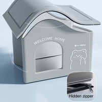 Kühlhaus für Haustiere, Aluminiumfolie-Sandwich-Gitter, solides Sommer-Kühlbett, erhöht, für draußen, abnehmbar, waschbar, für Hunde und Katzen