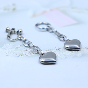 Bijoux d'anime, accessoires, boucles d'oreilles en acier inoxydable en forme de cœur, <span class=keywords><strong>Death</strong></span> <span class=keywords><strong>Note</strong></span> - Product Image 6