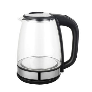 नया डिजाइन 1.8l 1500w काले उच्च बोरोसिलिकेट ग्लास इलेक्ट्रिक केटल - Product Image 1