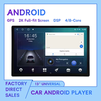 Tableau de bord 13 pouces GPS sans fil CarPlay Android lecteur CD à écran tactile intégré connexion USB caméra de recul aide à l'inversion-1 an