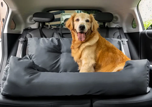 Venta al por mayor de fábrica, asiento de coche de lujo para perros, sofá para mascotas, bolsa trasera, cama transportadora de viaje, funda lavable, cojín de asiento de coche para perros medianos y grandes - Product Image 5