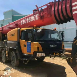 Grue mobile Sany 100T d'occasion, conforme EPA, système hydraulique d'origine, robuste pour projets d'ingénierie - Product Image 1