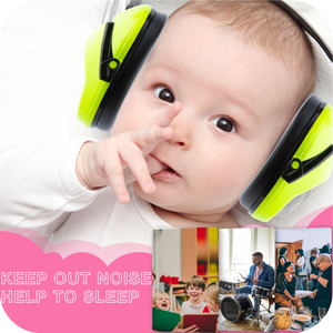 Protección auditiva para bebés, orejeras para niños con reducción de ruido, 26dB, protección auditiva ajustable, auriculares para niños pequeños, bebés y niños - Product Image 1