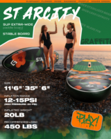 Planche de paddle gonflable tout usage 2026 SUP Factory pour Stand Up Paddle et Surf