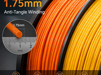 Filamento PLA+ de 1.75mm para Impresora 3D, Venta al Por Mayor de Fábrica, Set de Inicio de 8 Colores (Negro, Rojo, Amarillo) para Ender Bambu Lab