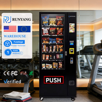 Distributeurs automatiques intelligents RUNYANG personnalisés pour les articles de vente au détail, distributeur automatique de collations pour les aliments et les boissons