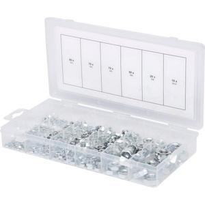 KS TOOLS-970,0440 Surtido de tuercas, métricas, 300 (4042146510889 uds)-ELEMENTOS EAN PARA FIJACIONES DE FIJACIÓN - Product Image 1