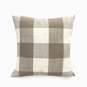 Stile moderno di lino a righe a griglia copertura del cuscino di alta qualità semplice divano cuscino per la casa Hotel uso decorativo per la casa - Product Image 3