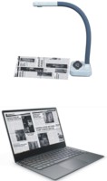 Visualizador Digital A4 A3 con Luz LED Plegable, Escáner de Documentos Portátil USB de Alta Velocidad de 13/16MP para PC