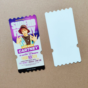 Billets <span class=keywords><strong>de</strong></span> <span class=keywords><strong>concert</strong></span> vierges en plastique PET durable <span class=keywords><strong>de</strong></span> 0,35 mm, les plus vendus, pour sublimation par presse à chaud avec impression UV/par transfert thermique - Product Image 2