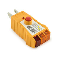 Testeur de prises pour produits de mise à la terre, testeur de prises GFCI standard/testeur de prises électriques à 3 fils standard USA/UE