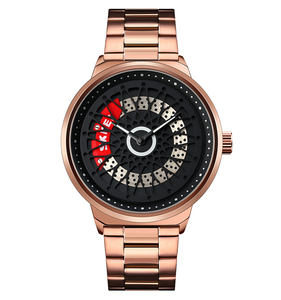 Orologio da Polso Uomo SKMEI 9217 con Design Creativo Cerchione Auto Sportiva Impermeabile 2020 - Product Image 3
