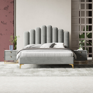 Bens — lit luxueux en bois pour enfant et adulte, design moderne, avec cadre en bois, boîte de rangement, lit <span class=keywords><strong>queen</strong></span> et king size - Product Image 2