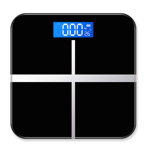 Digital Body Fat <b>Scale</b> With LCD Display Tempered Glass Rectangle 180kg Max Four-Point Metal Bonding - Product Image 6
