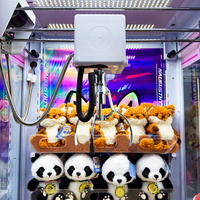 Machines de grue à griffes commerciales en anglais, personnalisées en usine, à monnayeur, pour centre de jeux, vente en gros, best-seller de Naughty Dog