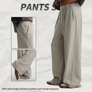 Nouvelle Collection Automne/Hiver – Pantalon Décontracté Homme Tendance <span class=keywords><strong>Style</strong></span> Européen/<span class=keywords><strong>American</strong></span>, Effet Délavé et Patchwork Vieilli - Product Image 3