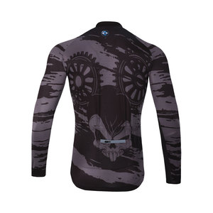 Vêtements de VTT à manches longues pour hommes et femmes, gestion de l'humidité en vrac, design personnalisable, protection UV, printemps automne - Product Image 3