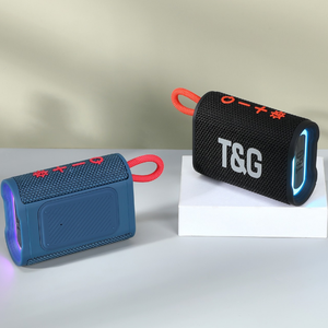 Creative Outdoors TG396 Mini inalámbrico para Bluetooth FM Radio portátil impermeable <span class=keywords><strong>Subwoofer</strong></span> altavoz RGB para deportes al aire libre azul - Product Image 5
